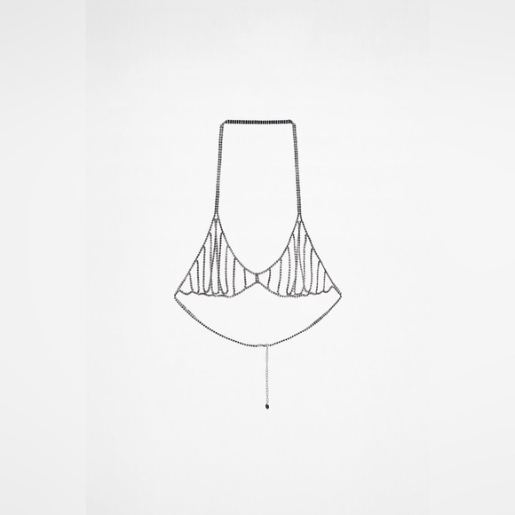 Zara 💎 Jewel Bra Size Medium - Picture 6 of 9